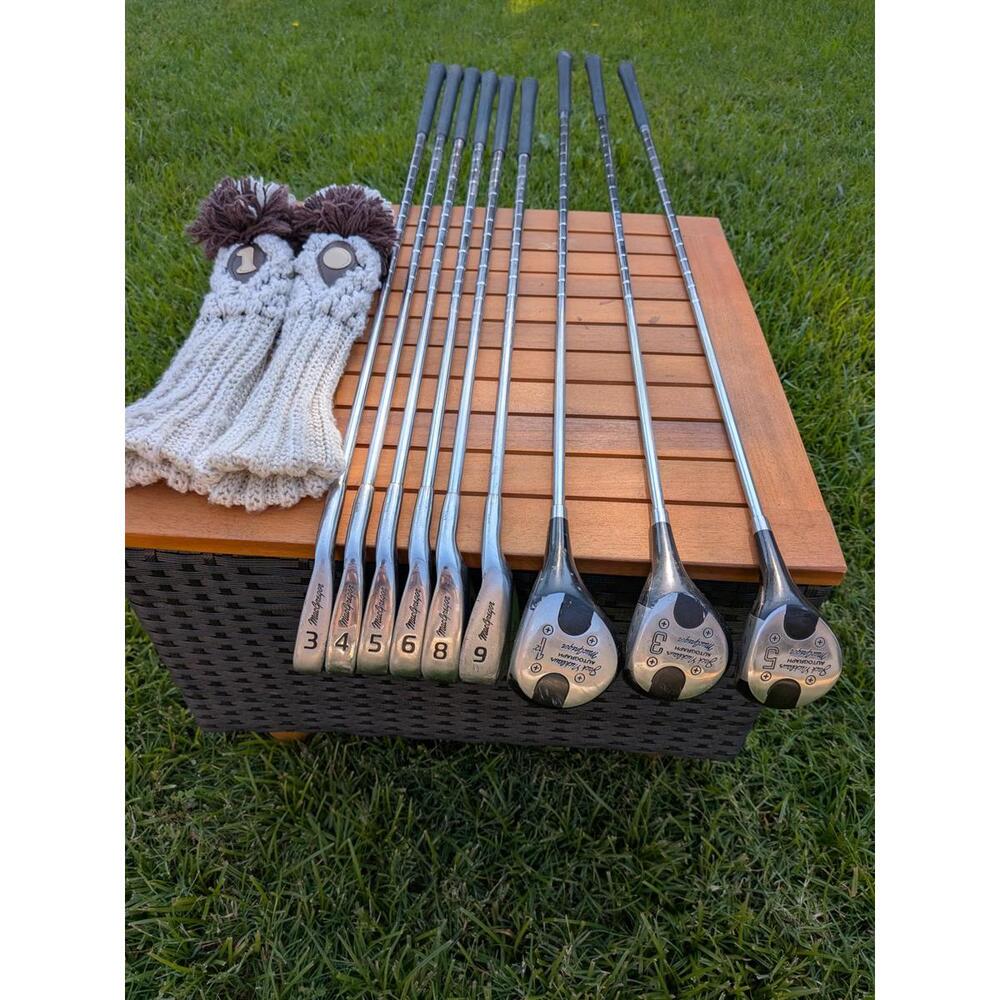 Vintage MacGregor Jack Nicklaus Signature Golf Club Set with Headcovers